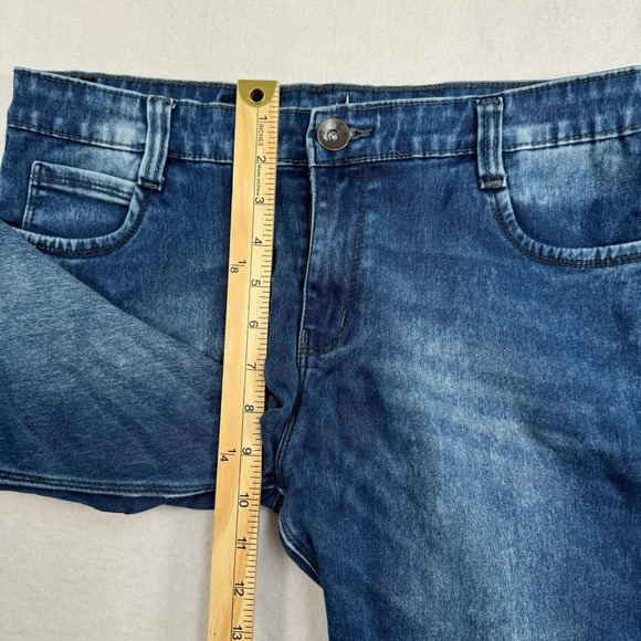 Ramp Stretch Skinny Jeans Womens Size 30 Acid Blue Wash Mid Rise - Picture 8 of 11